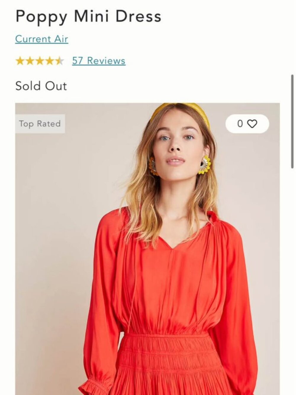 Current Air Poppy Mini Dress